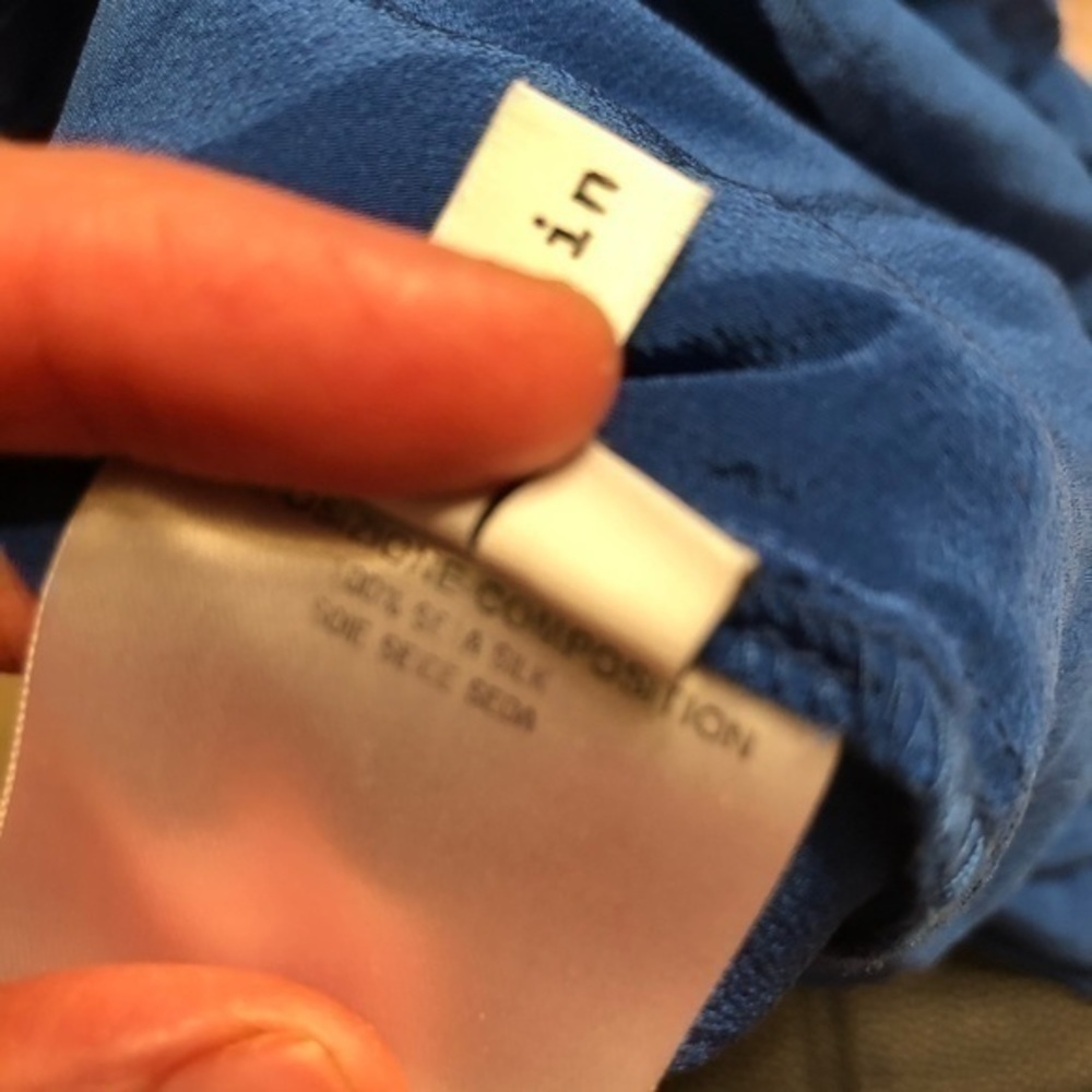 Balenciaga Paris blue silk dress - Picture 13 of 13